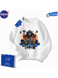 NASA Thin Sound TV Boy Sweatshirt Childrens Spring Autumn Clothing Pure Cotton Cartoon Animation Style Male Childrens Top