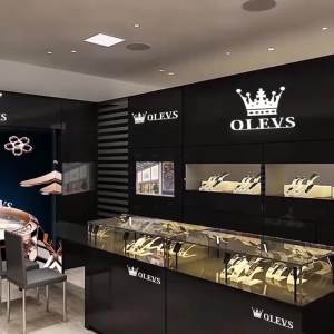 OLEVS 5567 Fashion Original Brand Couple Watches Waterproof Week Calendar Luminous Quartz Watch for Men and Women Lovers Watch