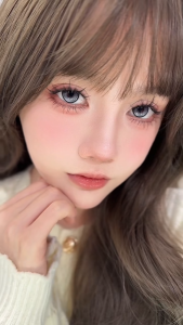 (COD)BOSTON series Koreas Best-Selling Colored Contact eye of the Year Grey/Blue 14.2mm