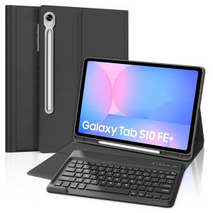 Case for Samsung Galaxy Tab S10 Lite 10.9" S10 FE 10.9" S9 FE 10.9" Detachable Bluetooth Keyboard Case Samsung Tab S9 11" Cover