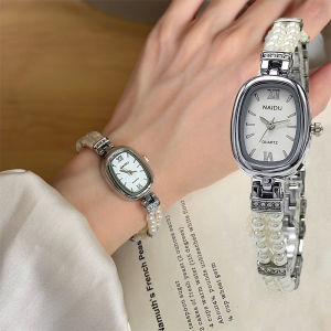 Fashion Womens Bracelet Watches Luxury Golden Pearl Watch For Women Elegant Clock Quartz Watches Female Wristwatch