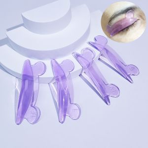 Lomansa 5 Pairs L Curl Silicone Eyelash Perm Pads Sticky Lashes Rod Shield Lifting 3D Eyelash Curler Accessories Makeup Tools