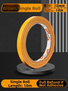 deli | Deli Strong Grid Double-Sided Cloth Tape High Adhesive No Trace Carpet Special Easy Tear No Trace Adhesive Tape 135