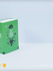 HOMESAFE Brankas bentuk Buku penyimpanan uang tahan api Safety Box Book Password Lock KBS 801M