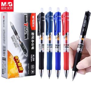 Morning Light K35 Clickable Neutral Pen 0.5mm Bullet Tip Black Water Pen Student Exam Question Brush Office Signing Pen