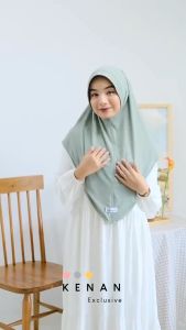 Kenan - Bergo Daily Lana Hijab Instan Bahan Jersey / Hijab Kenan Size L