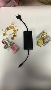 Fake Laptop Charger Hidden Storage Box Secret Stash Safe Case for Valuables Cash Keys Jewelry Small Personal Items Storage