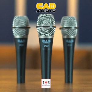 CAD D38X3 - 3pcs D38 SUPERCARDIOID DYNAMIC MICROPHONE