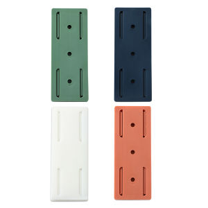 Wall-mounted Electrical Outlets Organizer Punch Free Insert Type for Home Office Home Improvement Gray Finish