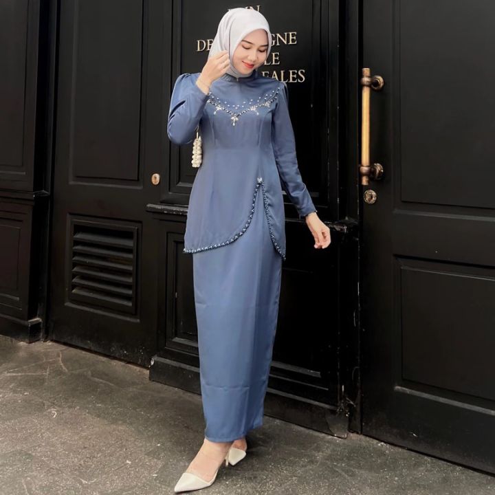 yunicolectionn baju kurung malaysia melayu wanita | Lazada Indonesia