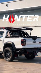 แร็คโรบาร์ รุ่นฮันเตอร์ OUTLANDER4x4 Rack roof รุ่นฮันเตอร์ สำหรับโรบาร์ทุกรุ่น ถาดแร็คใส่ของ รับน้ำหนักสัมภาระได้ถึง 200 กิโลกรัม แร็คโรบาร์ถาดเหล็กตะแกรง