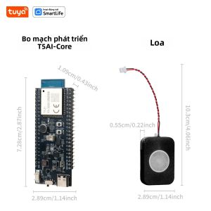 Bộ Kit Làm Đồ Chơi AI Tuya T5AI Với Chế Độ Kép Giọng Nói/Màn Hình SDK Mã Nguồn Mở Để Xây Dựng Các Dự Án Thông Minh Hơn Giao Hàng Chính Hãng