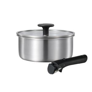 CAROTE | Stainless Steel No Coating Removable Handle Steaming Cooking Milk Pot