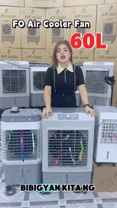 Air Conditioning Fan 40L Large Water Tank Mobile Air Cooler Household  High Air Volume Tower Fan Output power: 100W Maximum air volume: 6000m/h Gear position: third gear Rapid cooling of large area portable aircondioner for room