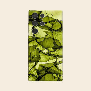 Green Smoke Abstract Luxury Fashion Full Lens Protective Case for Samsung Galaxy S26 S25 S24 A56 A36 Plus Ultra
