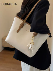 Large Capacity Womens Shoulder Bag 2025 New Style Luxury Tote Bag Versatile Casual Handbag Soft PU Leather Solid Color