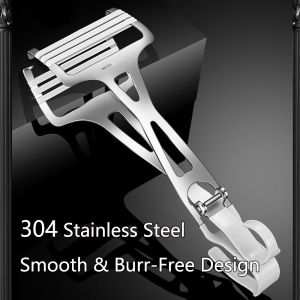 304 Stainless Steel Anti-Scald Bowl Clamp - Non-Slip Plate Grabber Steamed Dish Tray Lifter Heavy Duty Kitchen Tool for Hot Pots Bowls & Dishes