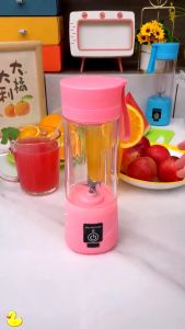 TERBARU Blender Buah Portable Elektik Dengan 4 Mata Pisau - Sistem Baterai Cas Berkualitas Multifungsi