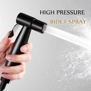 【SG seller】Toilet Bidet Spray Non Punching Bidet Spray Set Spray Head High Quality 304 Stainless Steel