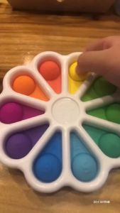 Simple Dimple Fidget Toy Fat Toys Stress Relief Hand Toys For Kids Easy To Use Soft Silicone Decompression Pop It