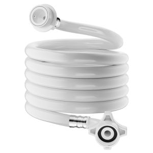 YEMO | Water Softening Hose for Washing Machine Universal Faucet Extension Tube with Clamp Stopper Anti-Explosion
