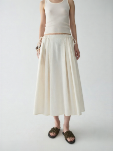 INSIS FEMME | Summer Drawstring Waist Flared A-Line Skirt