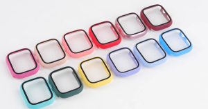 2 in1 Tempered Glass with Case for smartwatch Ultra 2/Ultra 49mm IWatch Model 46mm 42 40mm 41mm 44mm 45mm Series 10 9 8 7 6 5 4 SE 1 2 3 Smart Watch 8 Ultra MAX 9 PRO DT No 1 HW22 T500 + Pelindung Matte Model Film Pelindung Cover Screen Protector/ultra 3