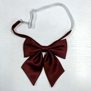 Womens School Uniform Style Necktie Knot-Free Student Dark Blue Red Black Korean Version Group Purchase Accessories