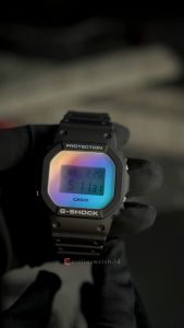 Jam Tangan Pria Casio G-Shock DW-5600SR-1D Digital Black Resin Band