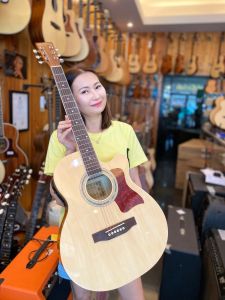 🇺🇸 #กีต้าร์โปร่ง #MARTIN lee ml408c 🌈 เสียงดี ราคาโครตถูก ทรง  OM with cutaway #40นิ้วเสียงพุ่งใสมากๆค่ะ