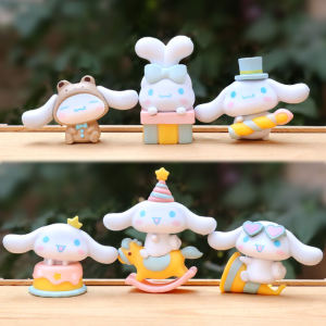 New Party Series Cinnamoroll Babycinnamoroll Blind Box Set Cute Big Ear Dog Ornaments Small Hand Office Get Girls Birthday Gifts Free