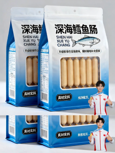 WENXIANGZAN | High Protein Low Fat Snack Cod Sausage