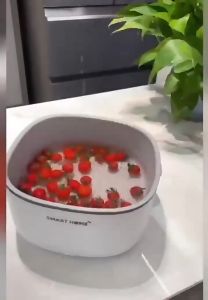 เครื่องล้างผัก ครัวเรือน ครัวและเครื่องทำความสะอาดอัลตราโซนิกแบบพกพา เครื่องกรองผัก ผลไม้