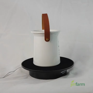 JIRIFARM - Pot Bunga Quote of Today Diameter 11 - Tanaman Hias Otomatis Self Watering Pot Unik