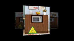 Kệ để nồi cơm điện lò nướng lò vi sóng tủ bếp VKS02- Nội thất lắp ráp