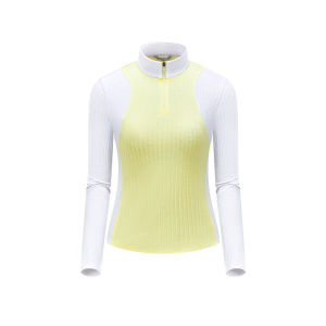 TY | Long Sleeve Polo Shirt Collar Half Zip Golf T-Shirt