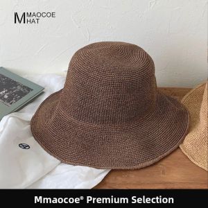 MMAOCOE | Outdoors Breathable Multi-matching Sun-blocking Foldable Small Face-Enhancing Straw Hat