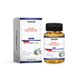 YEGBONG Fish tank water purification capsules Clean fish tank stains Water quality Clear fish tank aquarium special capsules Water Purification Tablets For Fish Tank Aquarium 30Pcs Water Purifier Tablets Safe And Effective Pills Rapid Fish Tank Cleaner