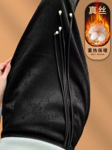 Silk A-Line Mini Skirt Womens High Waist Embroidered Spring New Style Chinese National Long Skirt Commute Pure Color Skirt