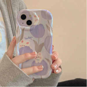 Purple Tulip Cartoon Silicone Phone Case: A Comprehensive Guide