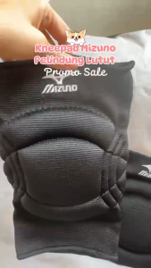 Knee Support Kneepad Mizuno Busa Deker Pelindung Lutut Empuk Elastis Untuk Voli Futsal Basket