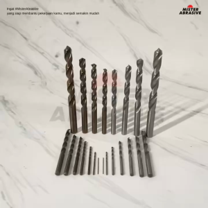 Mata Bor Besi 4241 HSS Twist Drill Bit DIN 338 untuk Kayu Plastik Aluminium Metal Soft