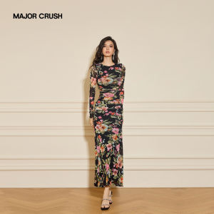 Unique Elegant Floral Print Summer Dress
