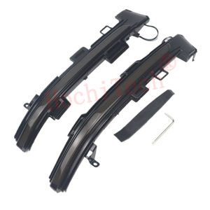 Smoked LED Dynamic Turn Signal Light Mirror Light for Volkswagen ID.4 for Audi Q4 e-tron for Skoda Enyaq 2021-2024 only for LHD