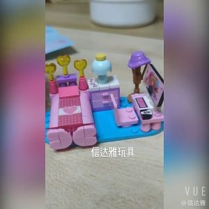 Đồ chơi Le.g0 Cho Bé Gái Chủ Đề Phòng Khách Phong MakeupTrang Điểm Phòng Ngủ Bộ Lắp Ráp Leg0 (77-80Chi tiết 1 Hộp)