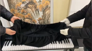 Dust Cover For Electronic Music Keyboard Piano 88 Keys Cloth Cover Waterproof Dustproof Anti-UV Rays