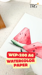 TRG Watercolor Paper WCP-200 A6 200gsm - Kertas Cat Air Watercolour Water Color Art Painting 200 gr gram gsm TRG