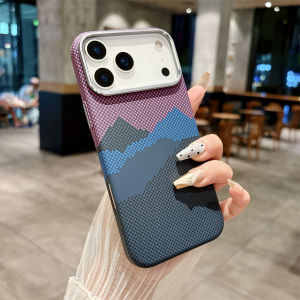 เคสโทรศัพท์คาร์บอนไฟเบอร์ Kelvar หรูหราสำหรับ iPhone 17 Air 17 Pro Max รองรับการชาร์จไร้สายแบบแม่เหล็ก บางเฉียบ แข็งแรง สีสันสวยงาม