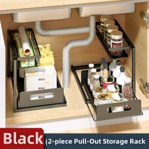 MOLORE | Pull-Out Drawer Organizer Kitchen Sink Storage Rack