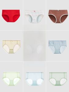 Antibacterial Pure Cotton High Waist Womens Underwear Triangle Panties Comfortable Breathable Briefs Daily Wear Hodo